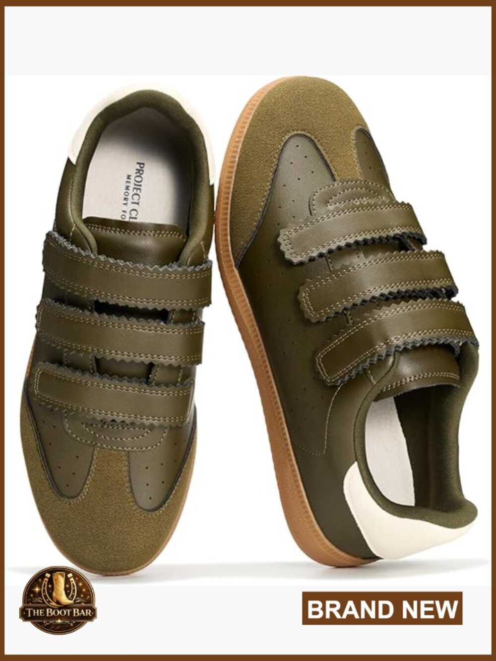 Women's Fashion Sneakers Memory Foam Leather Insole Non Slip Lightweight
